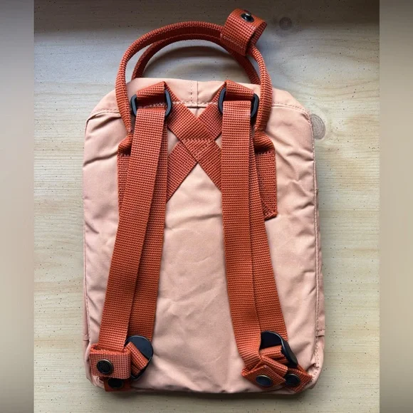 Fjällräven Kånken Mini Backpack Peach Sand Terracotta Brown NWT - Picture 2 of 7